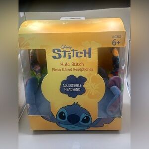 Disney Stitch Hula Stitch Plush Wired Headphones